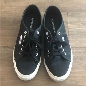 SUPERGA black sneakers